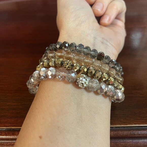 Erimish Stone Bracelets Set of 4 - Picture 2 of 7